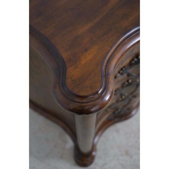 Wood Touchstone Country French Louis XV Walnut Finish Chest For Sale - Image 7 of 18