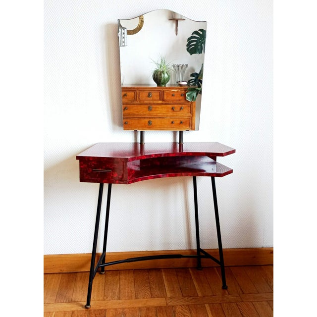 Marbled Formica Dressing Table, 1950s For Sale - Image 13 of 13