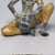 Gold Thai Decorative Bronze Statue Depicting Deity, 1940s For Sale - Image 8 of 10