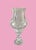 Mid-Century Modern 1970's 2 Pc Hurricane Candle Holder & Globe, 24% Lead Crystal by Block Poland For Sale - Image 3 of 14