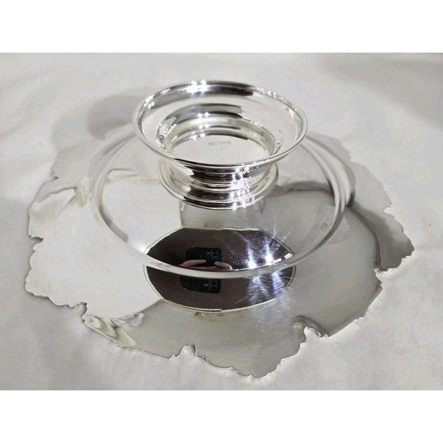 Mid-Century Sterling Silver Cake Compotier, Sheffield, 1965 For Sale - Image 6 of 18