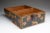 19th Century European polychrome-decorated beech dome top box. Having a rectangular, domed lid with wire bail handle and...