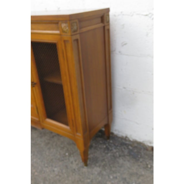 Mid Century Modern Narrow Sideboard Buffet Tv Media Entry Console Table 6275 For Sale In Miami - Image 6 of 18