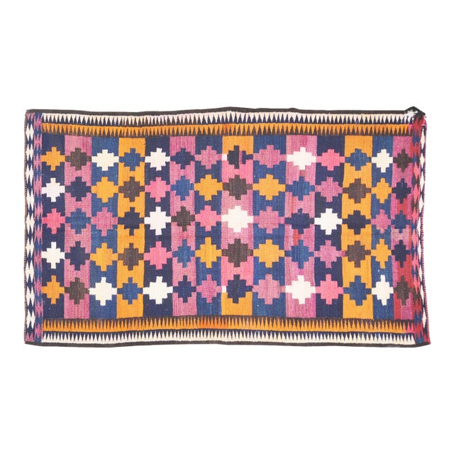 Vintage Afghan Tribal Hand Knotted Wool Rug, 5'5x9'9 For Sale