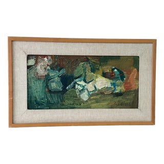 Ragnar Godin, Ragunda, Jämtland, 1960s, Oil on Panel For Sale
