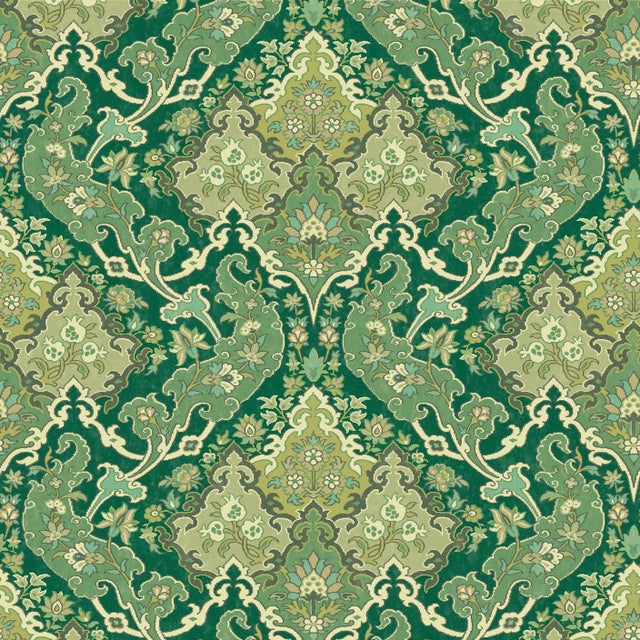 Cole & Son Pushkin Classic Damask Wallpaper Sample Chairish