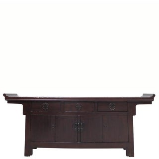 Antique Beijing Everted Flange Buffet Sideboard For Sale