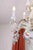 Light Yellow Large Vintage Porcelain Chandelier, Dresden For Sale - Image 8 of 9
