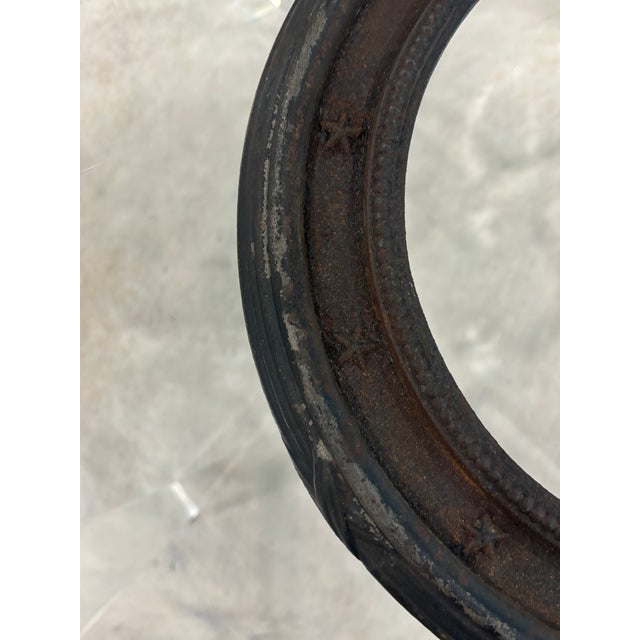 Vintage Federal, Americana Style Cast Iron Round Eagle Frame For Sale - Image 10 of 13
