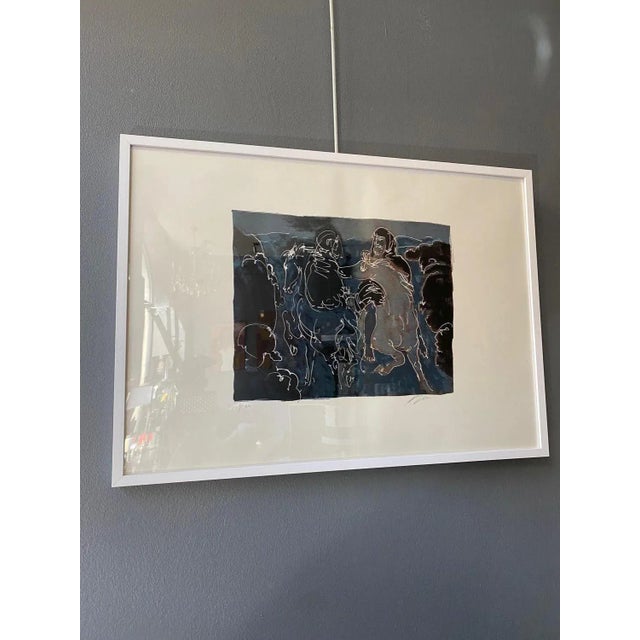 Hans Erni, Horses 2, 1960s, Lithograph For Sale - Image 4 of 9
