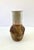 Mid-Century Modern Vintage Vase Studio Pottery, Carved Organic Motif, Signed "Moni" For Sale - Image 3 of 13