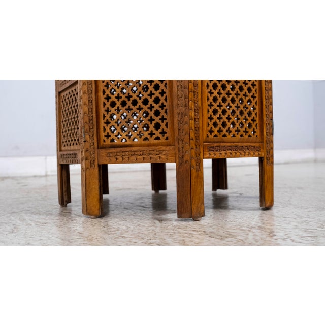 Pietra Dura Inlaid Marble Top Anglo Indian Center Table For Sale - Image 9 of 10