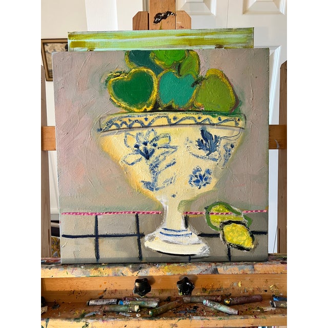 Not Yet Made - Made To Order "Vintage Compote" Original Painting by Shann Spishak For Sale - Image 5 of 6
