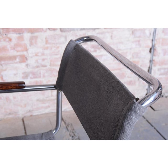 Bauhaus Czech Chrome Armchair by Marcel Breuer for Thonet, 1930s For Sale - Image 10 of 18
