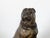 English English 19th Century Terracotta Bulldog Statue with Silver Collar and Glass Eyes For Sale - Image 3 of 11