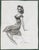 1950s MCM painting by artist Virginia Spencer from a sketchbook of San Francisco scenes. Partial portrait on the back....