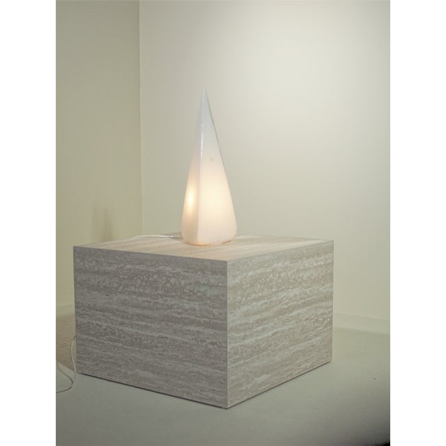 Vetri Murano Striped Pyramidal Lamp by Lino Tagliapietra for Effetre International, Italy, 1970s For Sale - Image 10 of 10