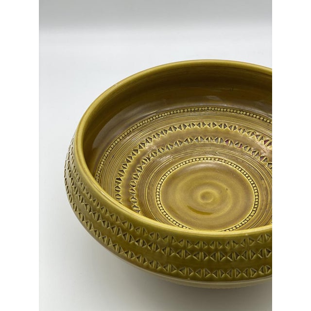 1950s Large Vintage Bowl by Aldo Londi for Bitossi, 1950s For Sale - Image 5 of 9