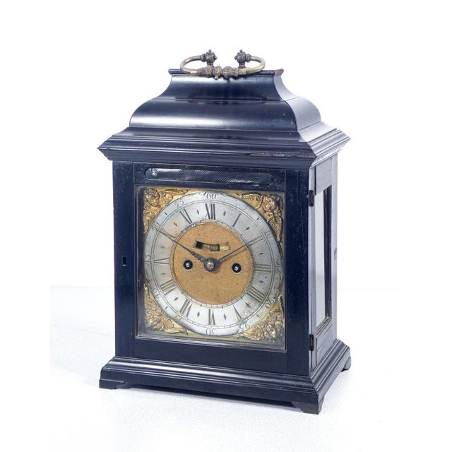 Antique Table Clock by Van Ceule Le Jeune, 1700 For Sale - Image 17 of 18
