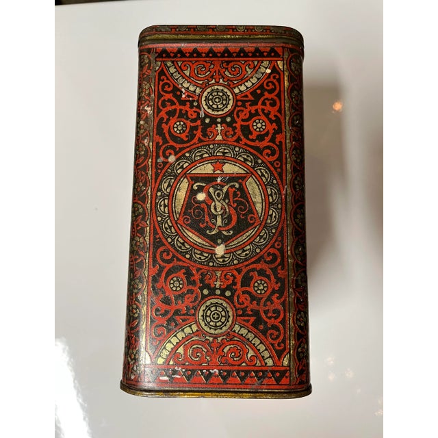 Late 19th Century Young and Smylie Acme Licorice Pellets Display Tin With Glass Window For Sale In Cleveland - Image 6 of 7