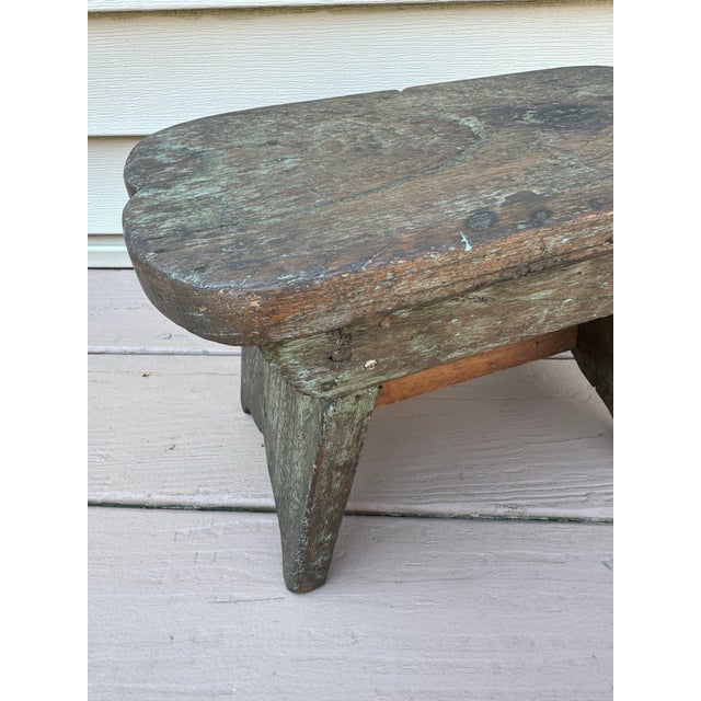 Antique Petite Milking Stool, Early 1900s For Sale - Image 6 of 8