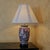 Late 20th Century Late 20th Century Chinese Chinoiserie Porcelain Table Lamp With Floral Motif & Silk Shade — 28" For Sale - Image 5 of 18
