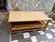 Very good condition Yellow toned bamboo With cross hatch pattern trim around the bottom