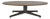 Edward Wormley Elliptical Rosewood Coffee Table by Dunbar For Sale