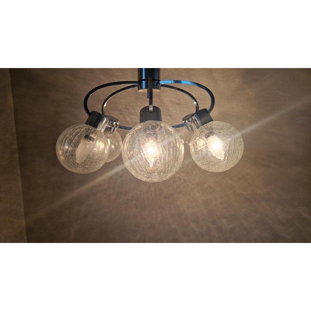 Gold Midcentury Modern German Flushmount, 1970s For Sale - Image 8 of 15