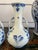 Pair Petite Vintage Delft Vases Blue & White Windmilll Hand Painted Bud Vases For Sale - Image 13 of 18