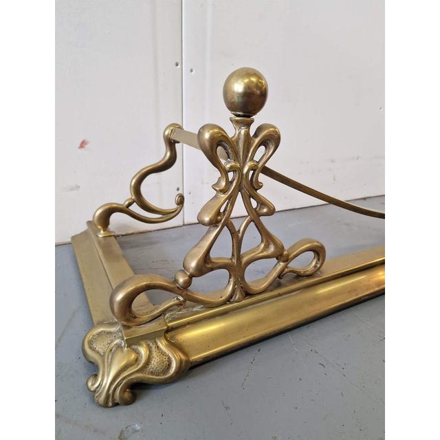 Antique Art Nouveau Fireplace Element, 1890s For Sale - Image 5 of 7