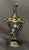 Black Vintage Italian Mid-Century Fima Deruta Black and Gold Centerpiece Desk Accessory For Sale - Image 8 of 10