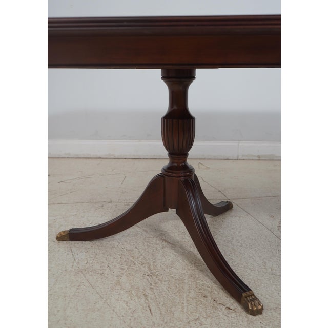Henkel Harris Model 2207 Banded Mahogany Dining Table | Chairish