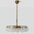 Globe Lights Wave Glass Chandelier attributed to Doria Leuchten, 1965 For Sale - Image 3 of 16