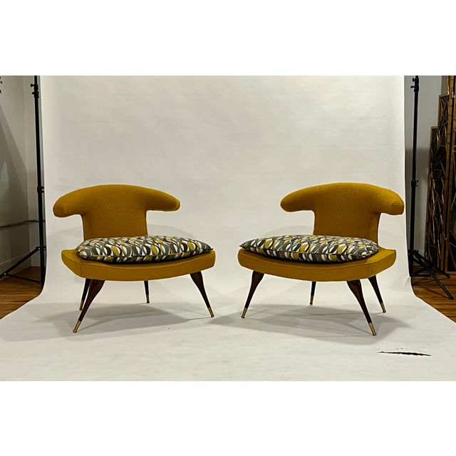 1960s Karpen Style Horn Chairs For Sale - Image 5 of 11