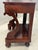 Antique French Empire Style Flame Mahogany Console Table With Mirror. For Sale - Image 11 of 12
