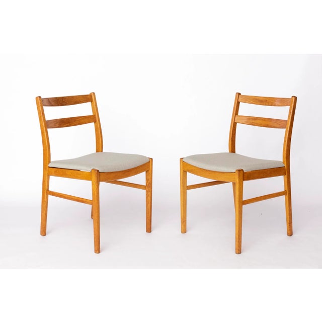 Vintage Oak Dining Chairs by Alb Johansson & Söner, 1960s, Set of 4 For Sale - Image 6 of 11
