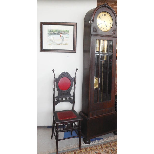 19th Century Ebonized Chair With Baby Rattle Finials For Sale - Image 12 of 13