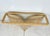 Late 20th Century Vintage Pencil Reed Rattan Arch Console Table For Sale - Image 5 of 12