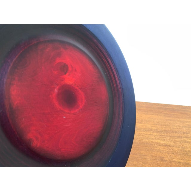 Vintage Finish Birch Deco Plate from Tailio Design, Finland, 1970s For Sale - Image 3 of 14