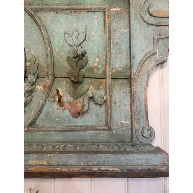Farmhouse Antique Georgian Fireplace Frieze Panel For Sale - Image 3 of 9
