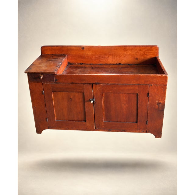 Early American Primitive Dry Sink - Original Patina - C. 1870 For Sale In Seattle - Image 6 of 7