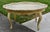 Italian Coffee Table Florentine Style Lacquered Painted Baroque Oval Tray 50s For Sale - Image 12 of 13