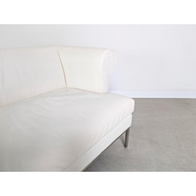 Sofa in Cream Leather from Wittmann For Sale - Image 6 of 11