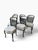 Vintage Chinoiserie Dark Jade Green Lacquer Faux Bamboo Cane Dining Chairs - Set of 6 For Sale - Image 10 of 18