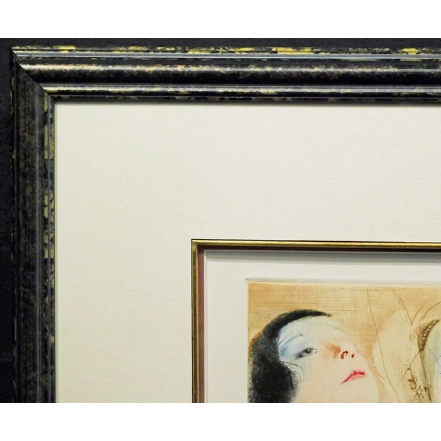 G H Rothe Transformation of the Unicorn Original Art Mezzotint Etching Framed For Sale In Denver - Image 6 of 7