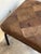 Animal Skin Brown Leather Patchwork Square Ottoman Danish Mid-Century Modern 1970s For Sale - Image 7 of 10
