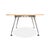 Medamorph Dining Table in Brown Wood and Chrome from Vitra For Sale - Image 10 of 11