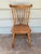 Brown 1950s Vintage Wood Side Chair For Sale - Image 8 of 8
