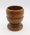 Late 18th century treen mortar & pestle, English. Hand turned from a block of warmly colored yew wood. Together with an...